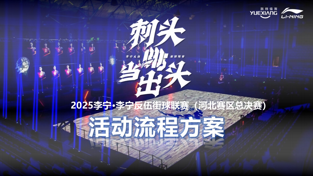 2025运动品牌李宁街头篮球赛活动方案-策划岛