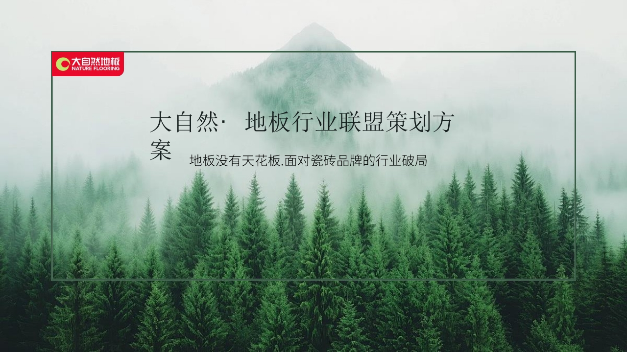 大自然地板行业联盟策划方案-策划岛