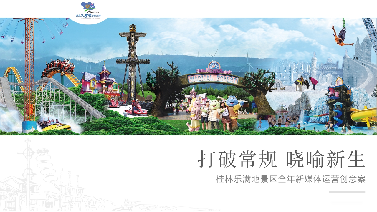 桂林乐满地景区新媒体运营创意方案-策划岛