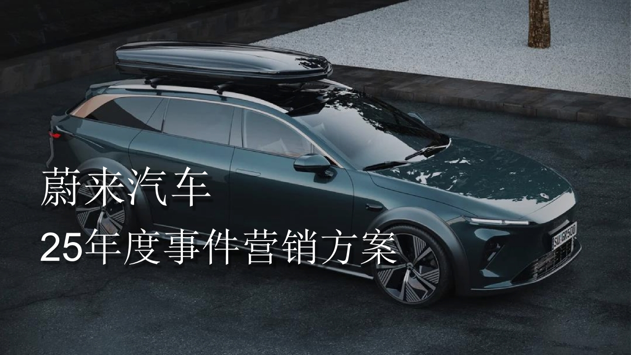 蔚来汽车25年度事件营销方案-策划岛
