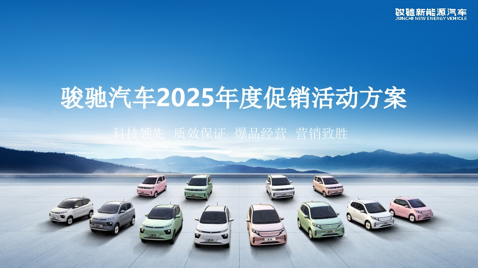 骏驰汽车2025年度促销活动方案-策划岛
